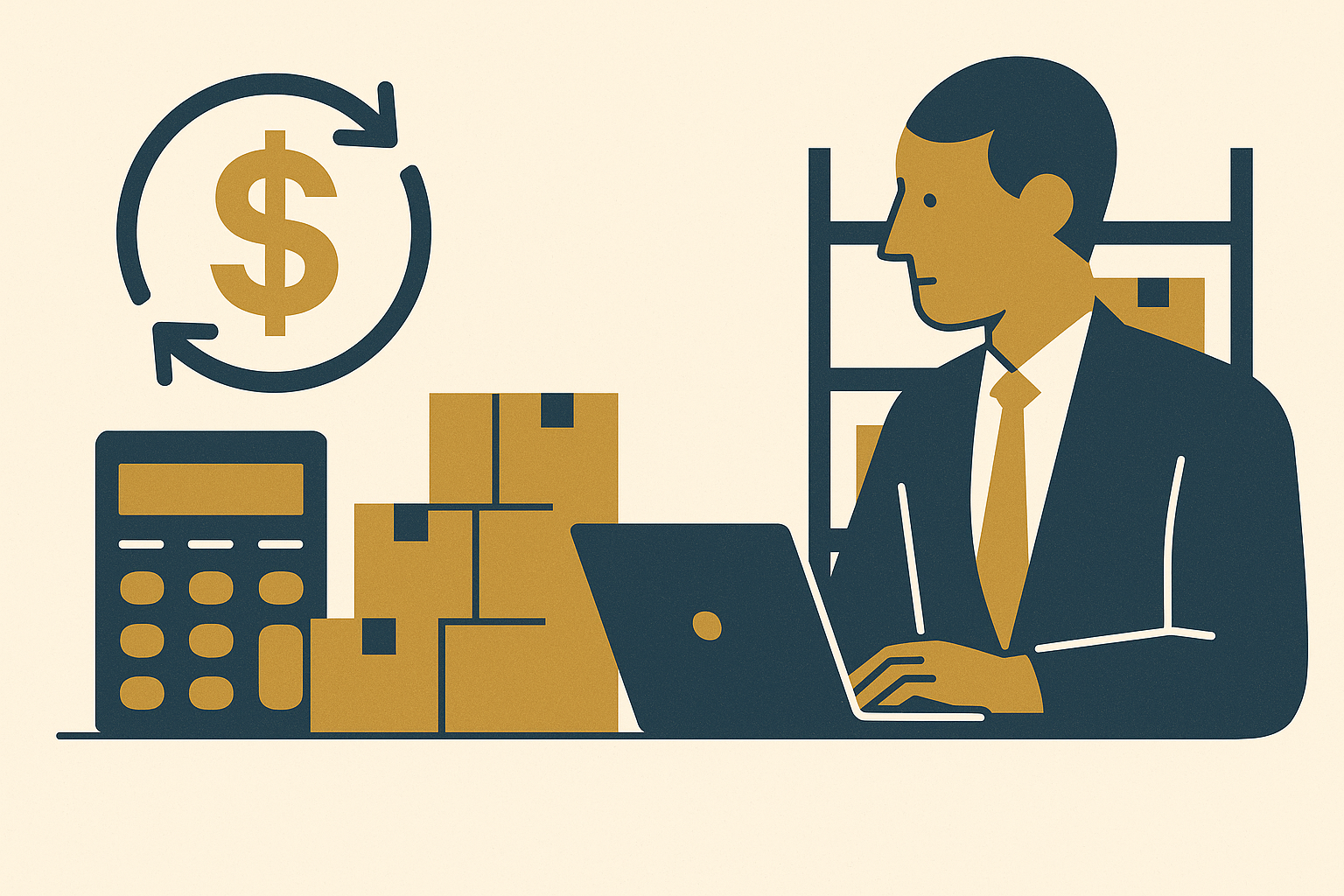 Cover illustration for “Warehouse Line of Credit Accounting for Mortgage Bankers”