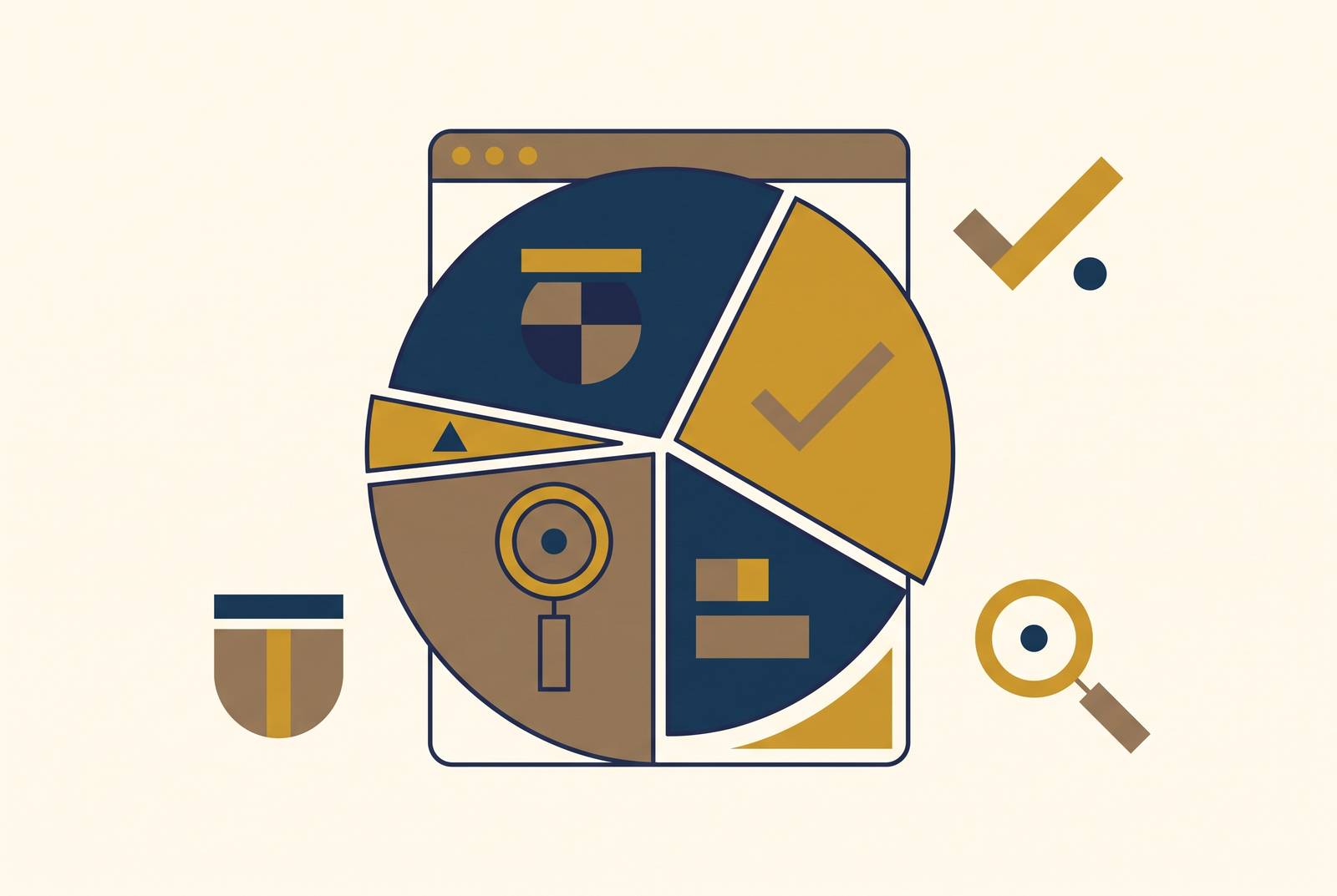 Cover illustration for “AIUC-1 Exam Content and Domain Breakdown”