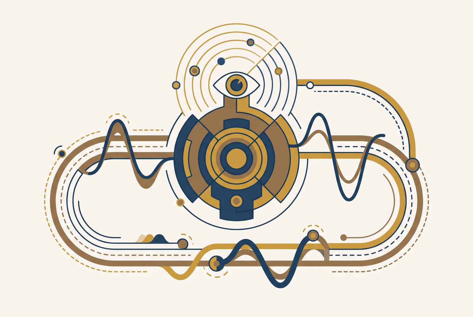 Cover illustration for “Continuous Monitoring of AI Systems Post-Deployment”
