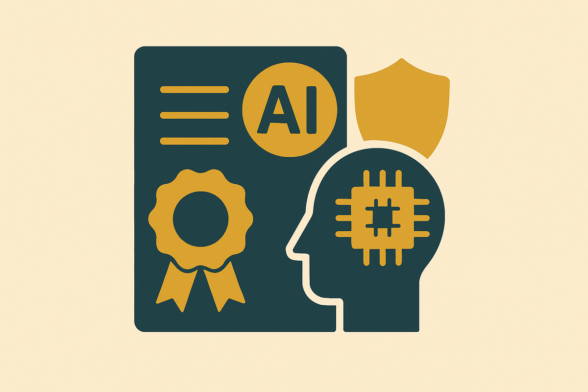 Cover illustration for “AIUC-1 Certification Requirements and Eligibility”