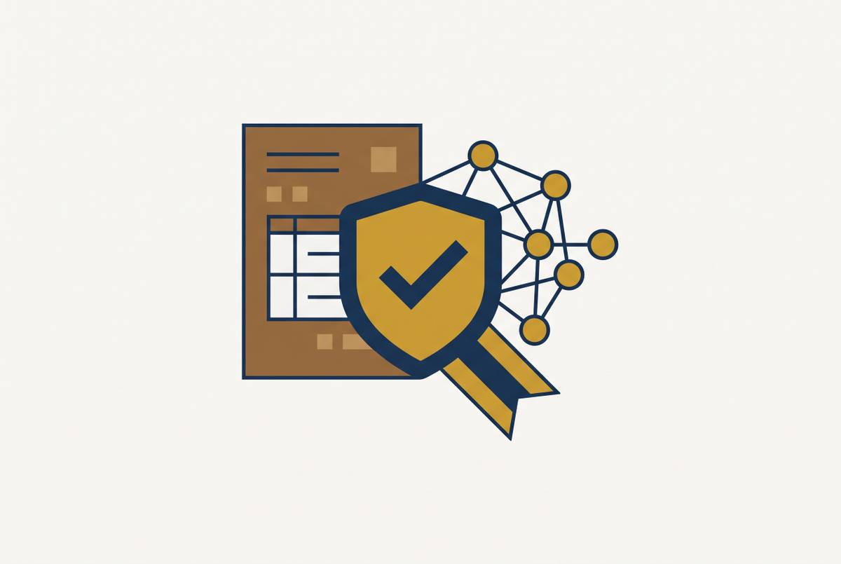 Cover illustration for “Value of AIUC-1 Certification for CPAs”