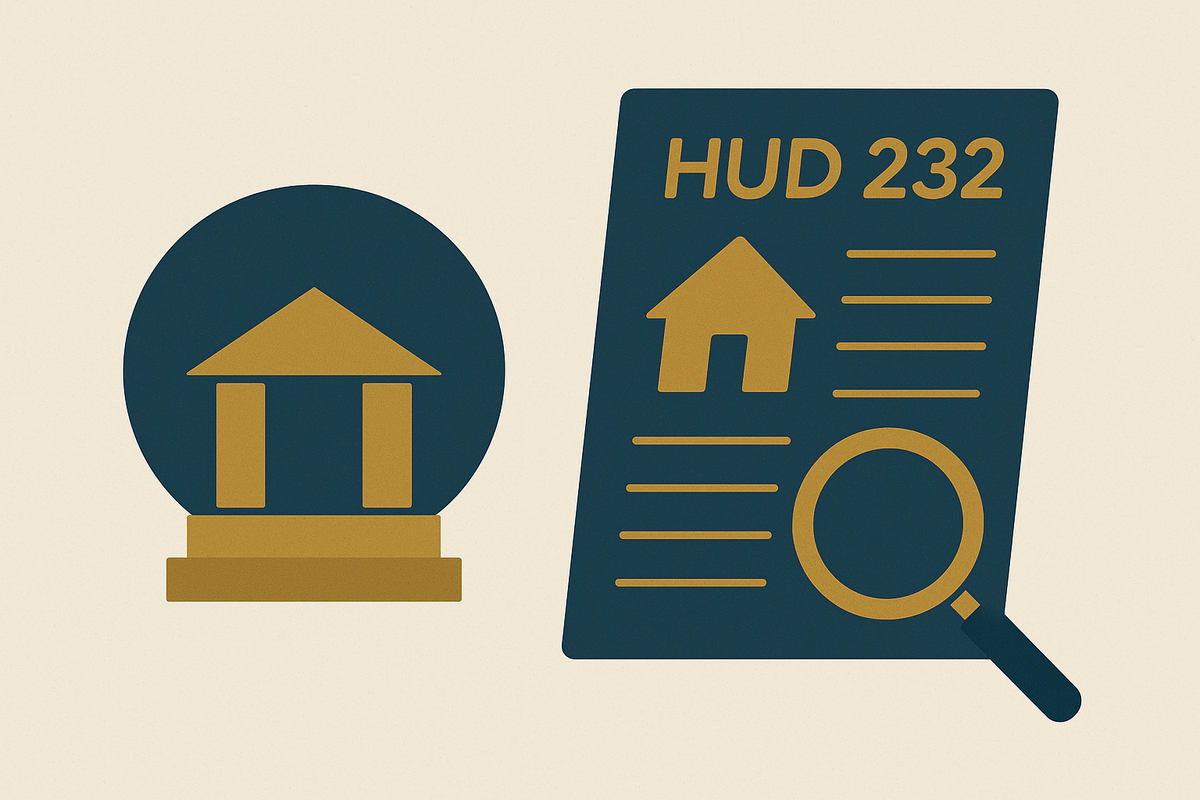 Cover illustration for “HUD 232 Loan Program Requirements Overview”