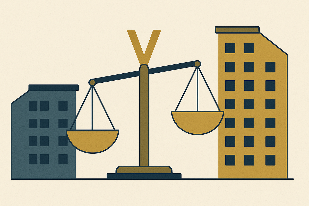 Cover illustration for “HUD 223f vs HUD 232 Financing Comparison”