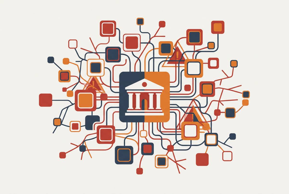 Cover illustration for “AI Tool Sprawl Risks in Finance Departments”