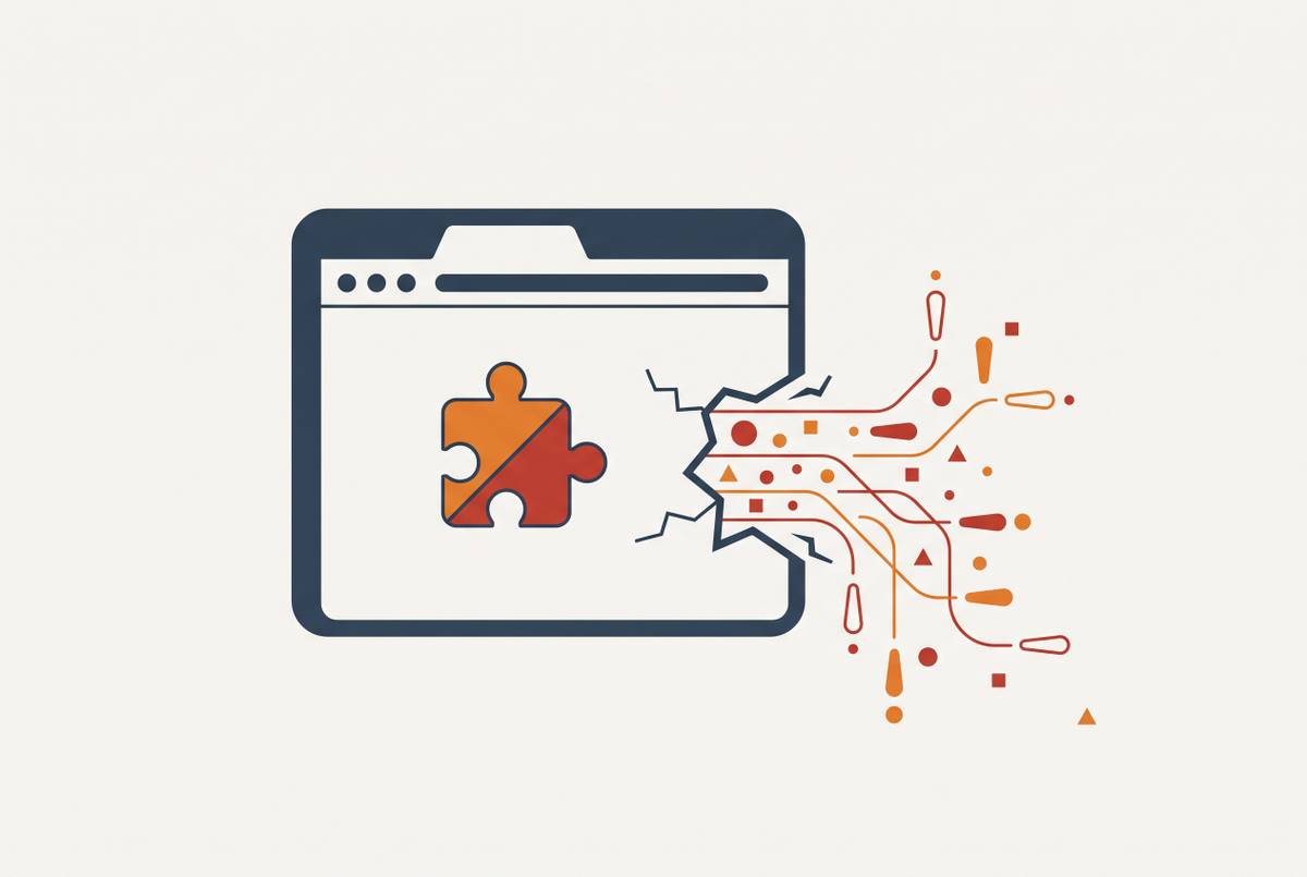 Cover illustration for “Browser-Based AI Extensions and Enterprise Data Leakage”