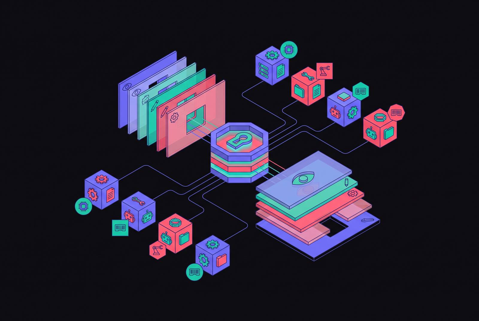 Cover illustration for “OAuth 2.0 Scopes and Non-Human Identities in Multi-Agent Systems”