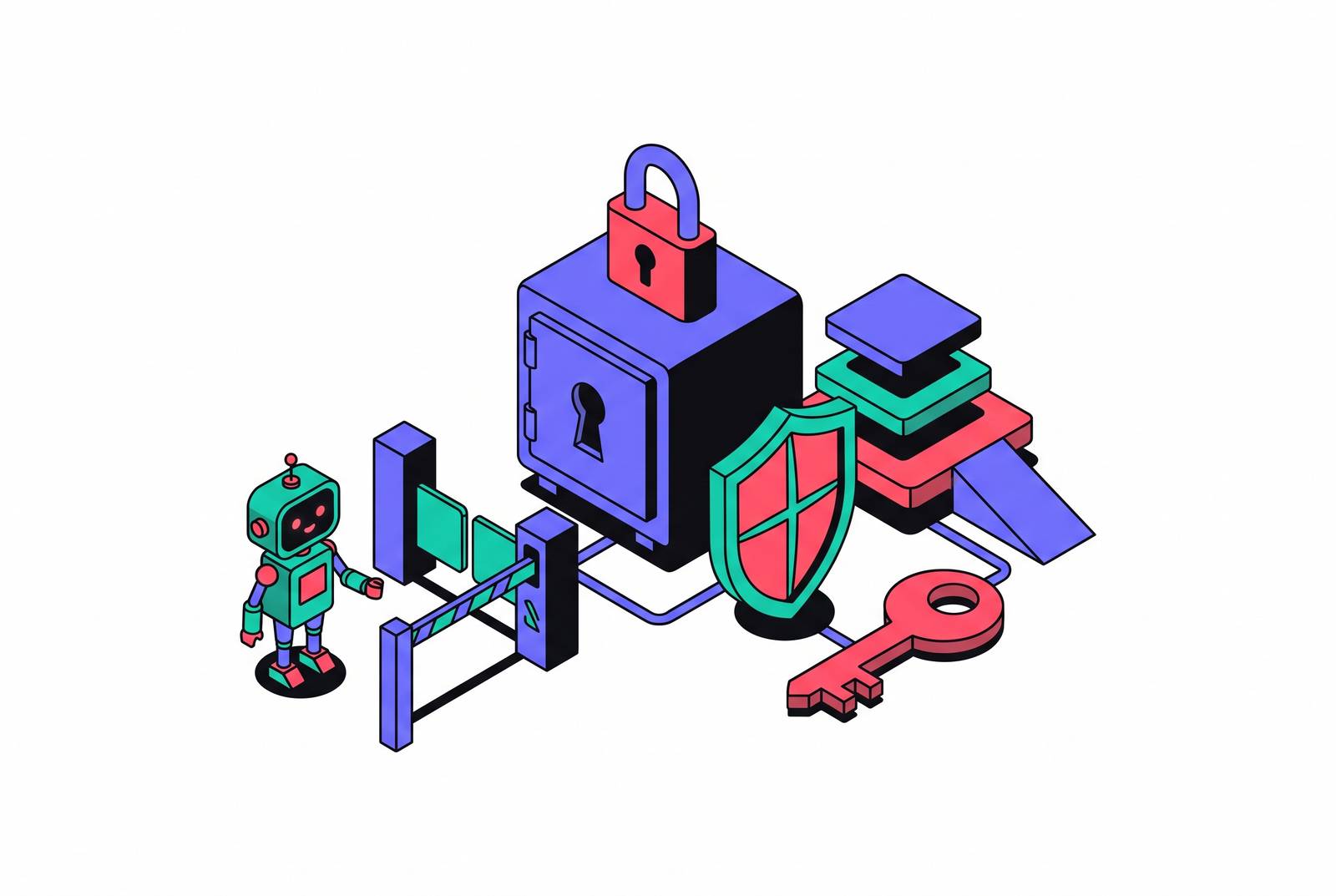 Cover illustration for “Privileged Access Management Best Practices for AI Agents”