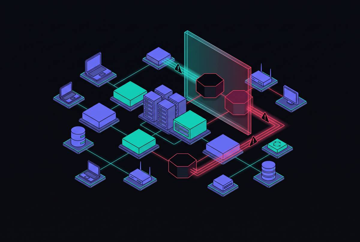 Cover illustration for “Shadow AI Agent Detection in Enterprise Networks”