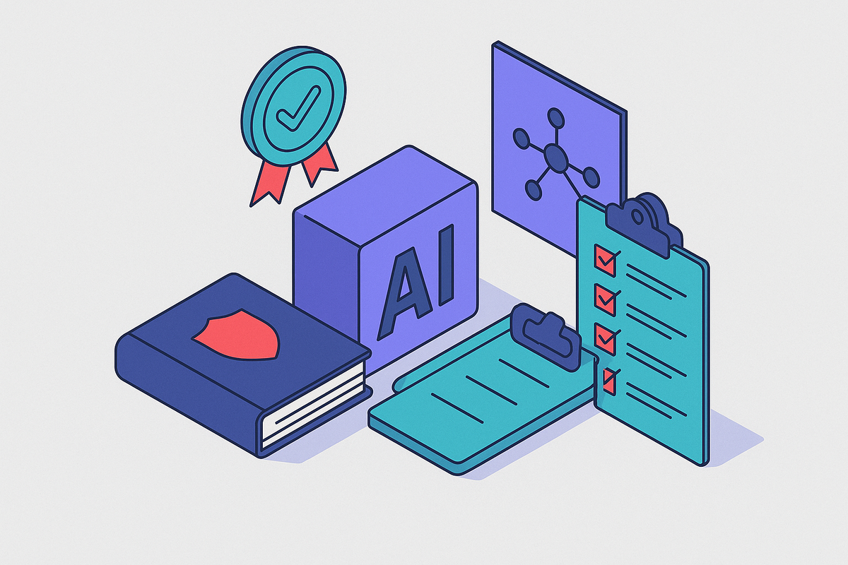 Cover illustration for “AI Governance and Compliance Certification Landscape”