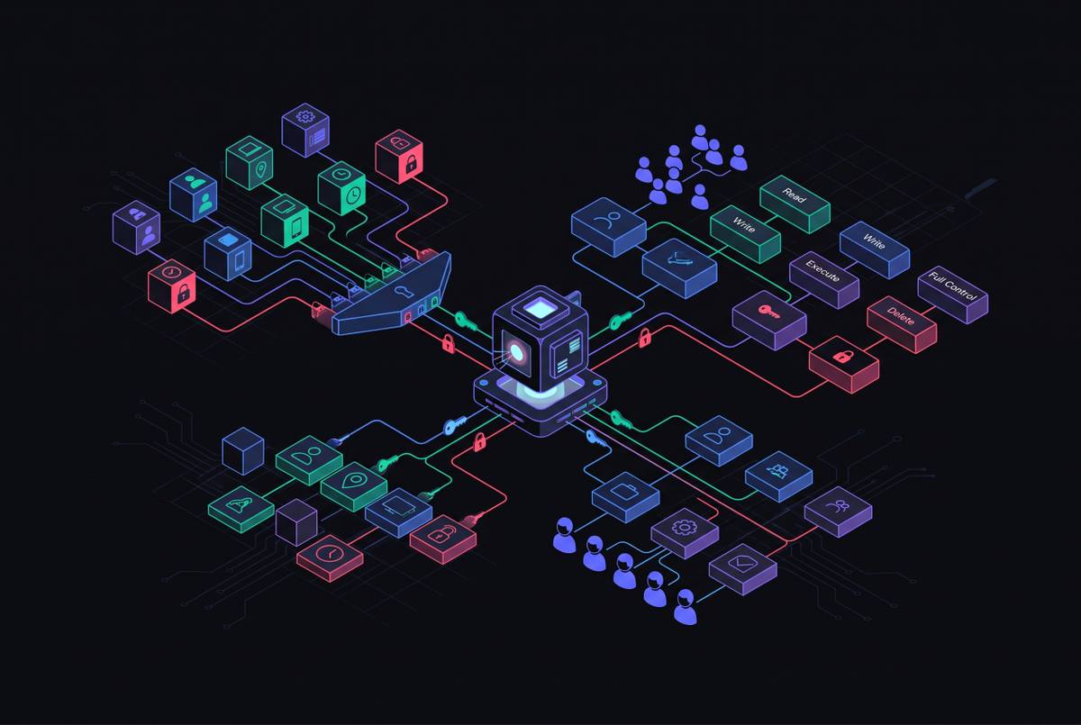 Cover illustration for “ABAC vs RBAC for AI Agent Authorization”