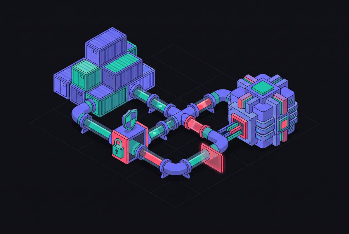 Cover illustration for “Supply Chain Security Controls for Moby Project Registries”