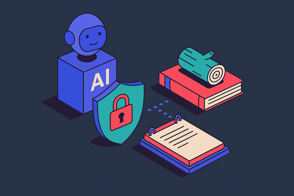 Cover illustration for “AI Agent Security Policy Enforcement vs Logging”