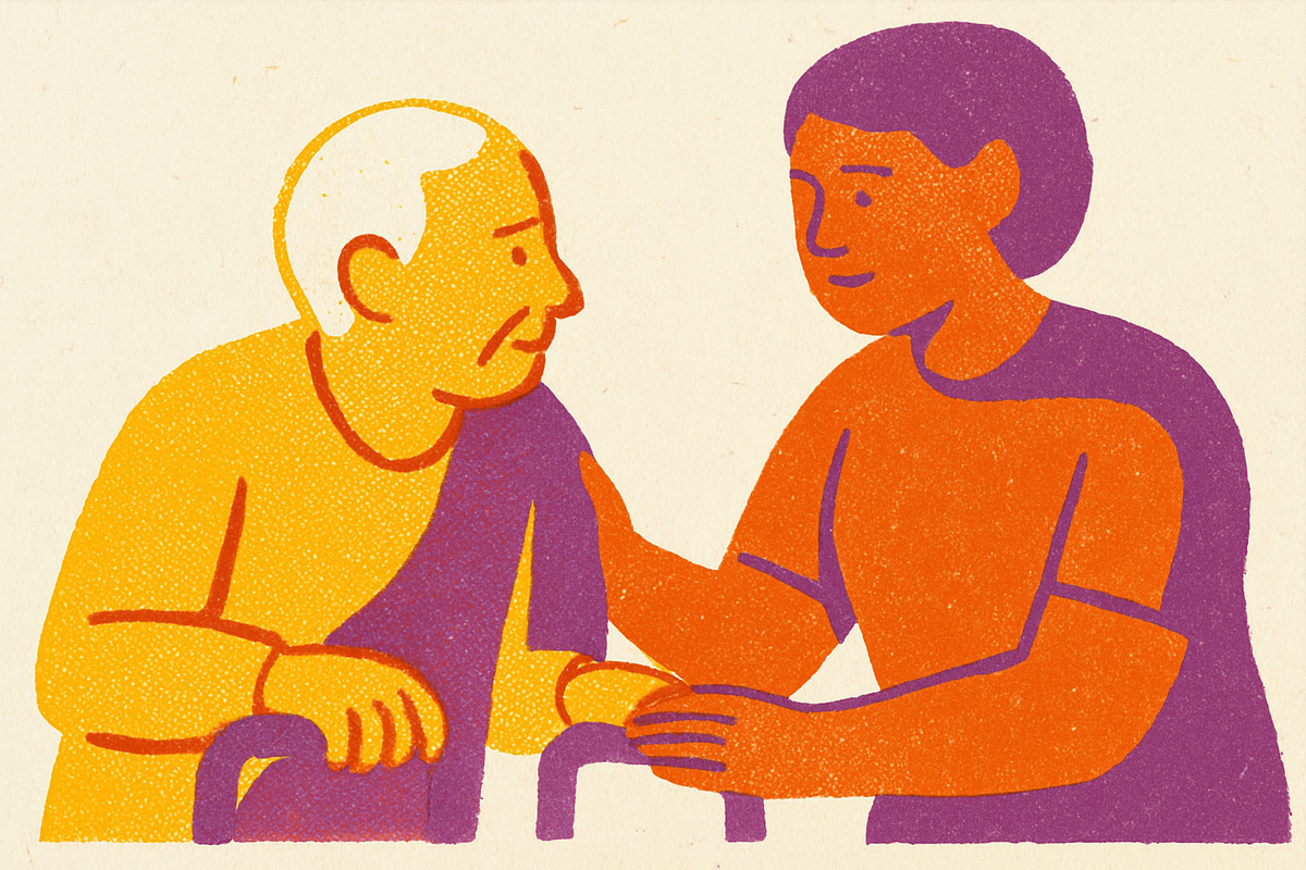 Cover illustration for “Average Pay Rates for Paid Family Caregivers”