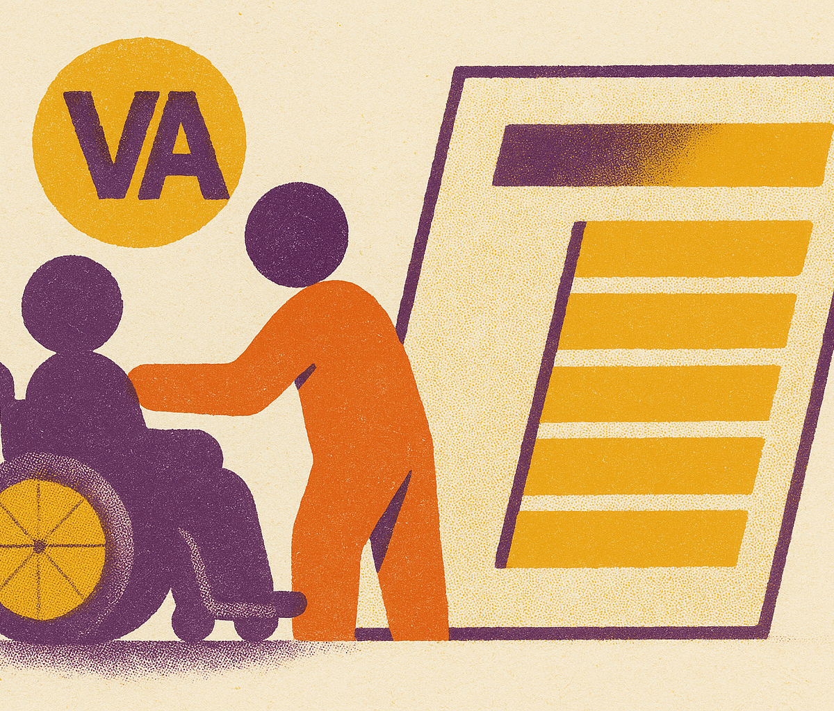 Cover illustration for “VA Caregiver Stipend Pay Chart 2025”