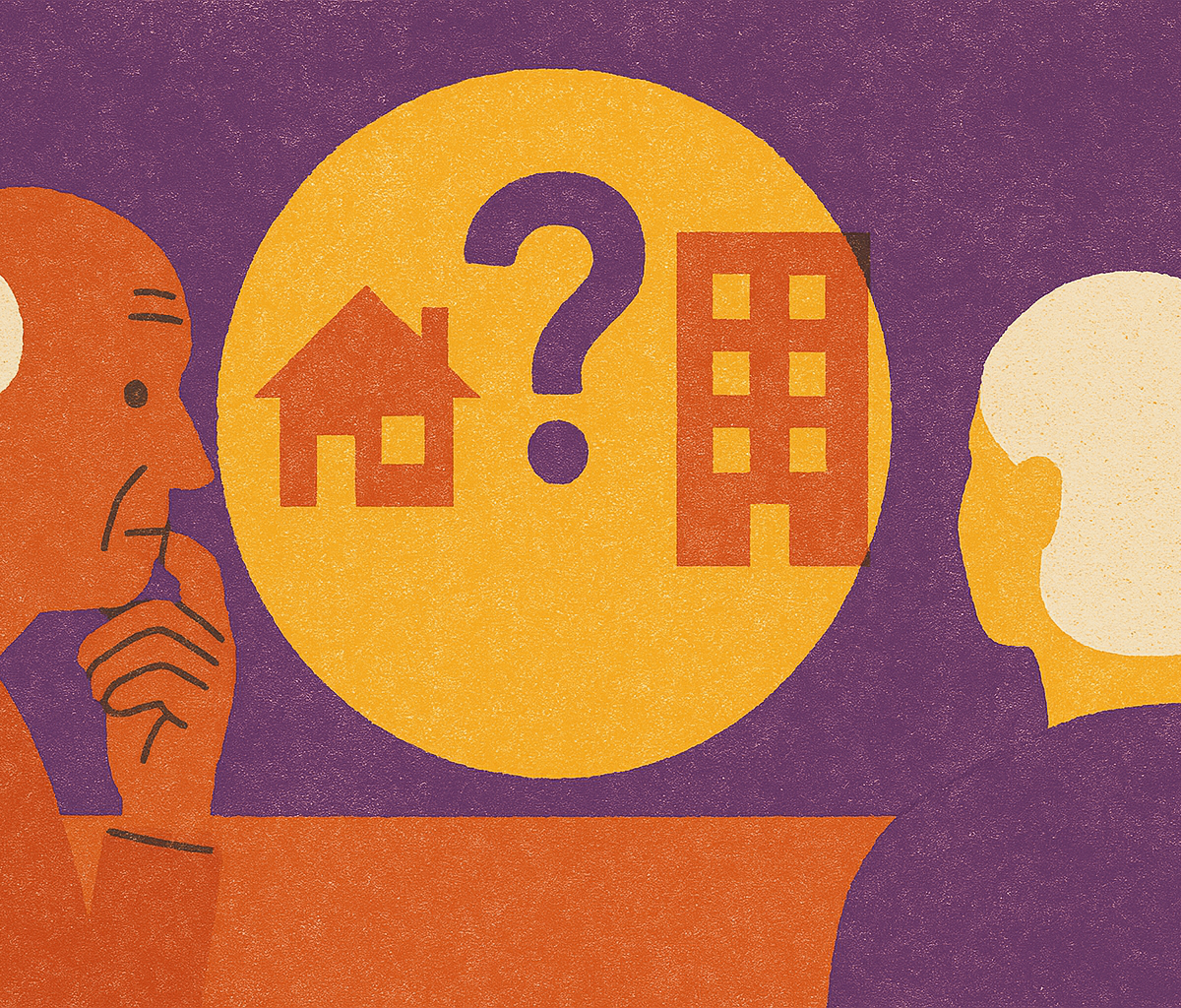 Cover illustration for “Comparing Senior Living Options and Costs”