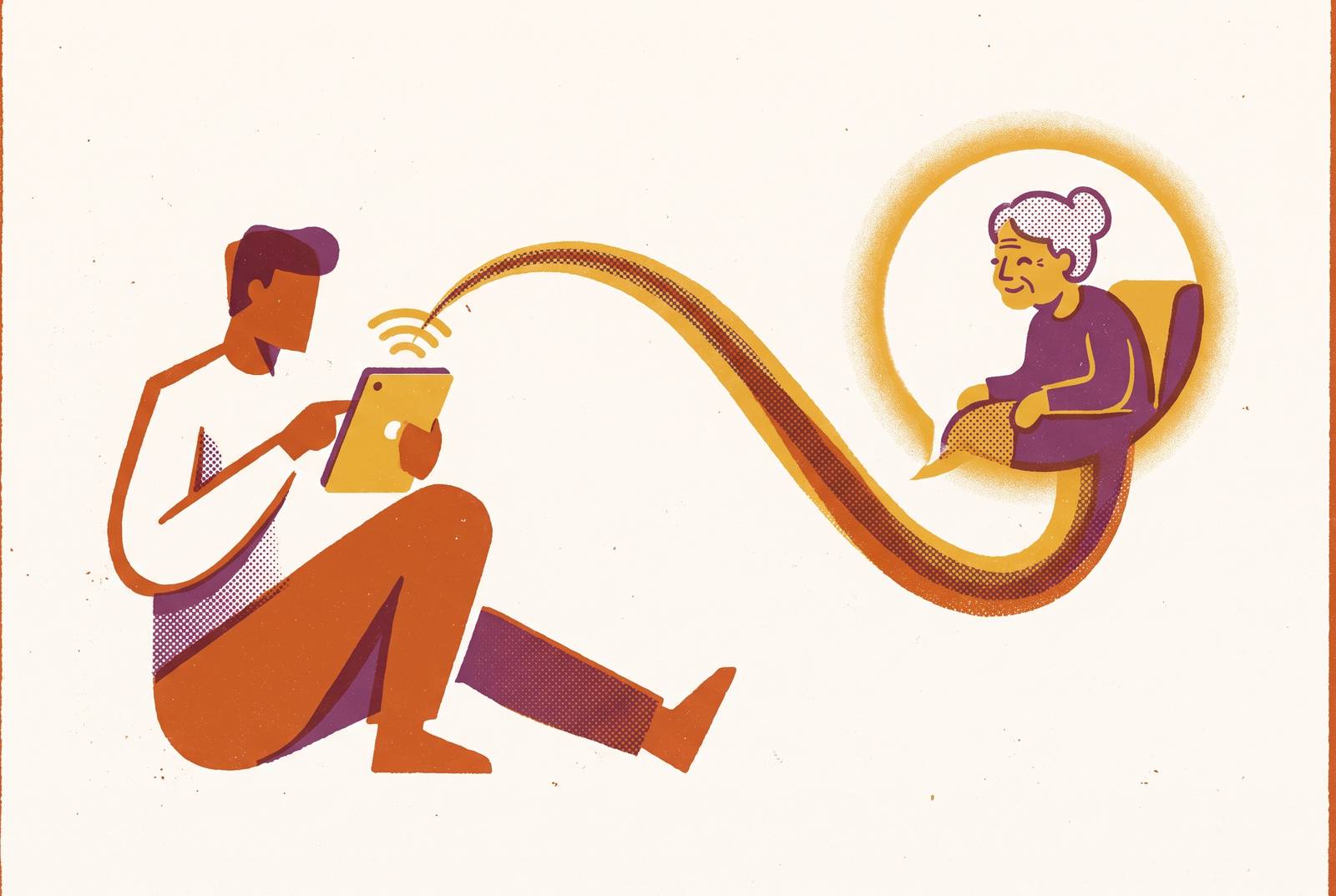 Cover illustration for “Remote and Long-Distance Caregiver Challenges”