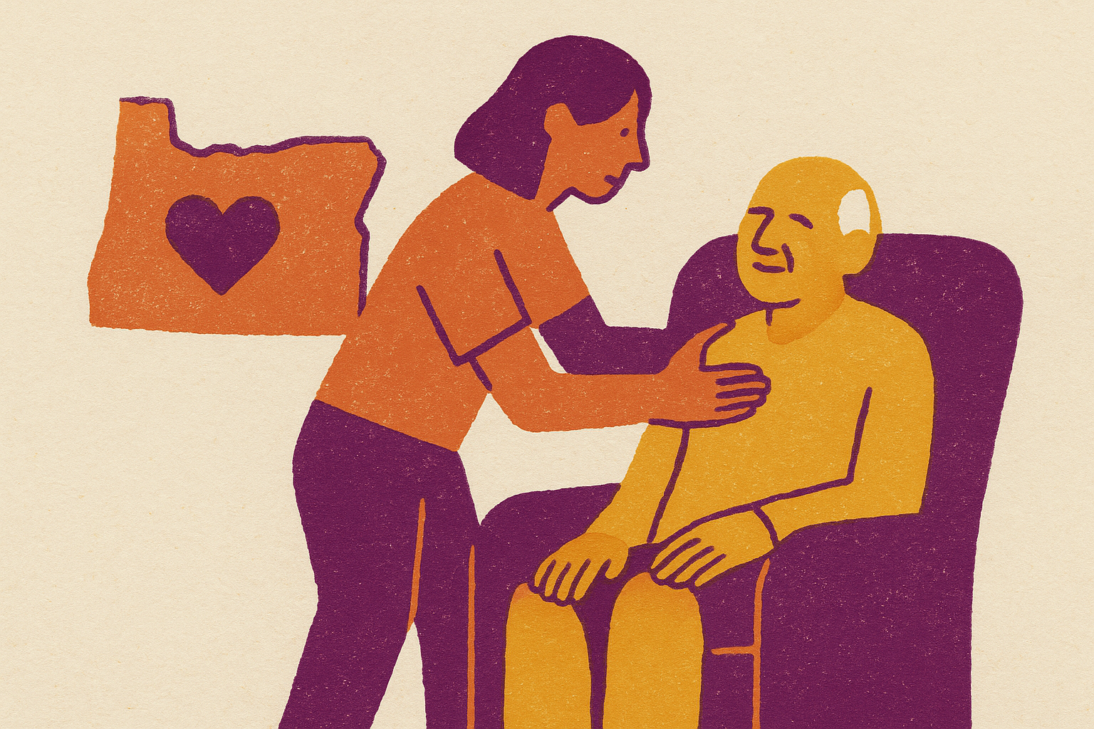 Cover illustration for “State-Specific Paid Family Caregiver Programs”