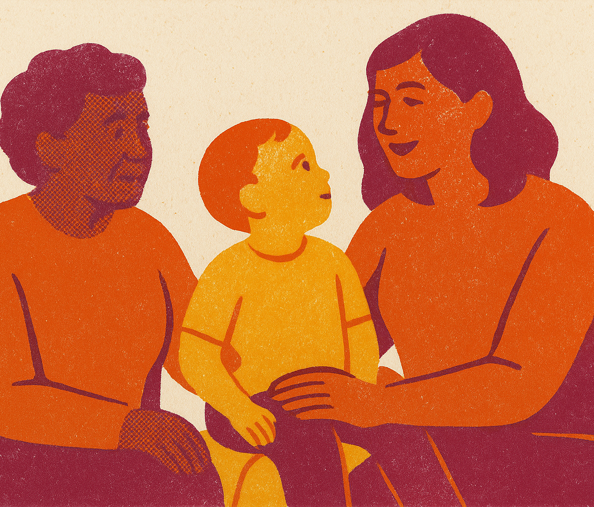 Cover illustration for “Area Agencies on Aging Services for Families”