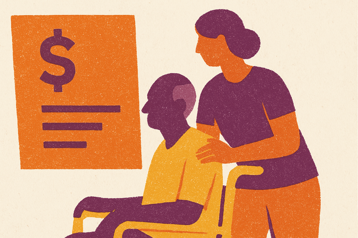 Cover illustration for “Tax Implications of Getting Paid as a Family Caregiver”
