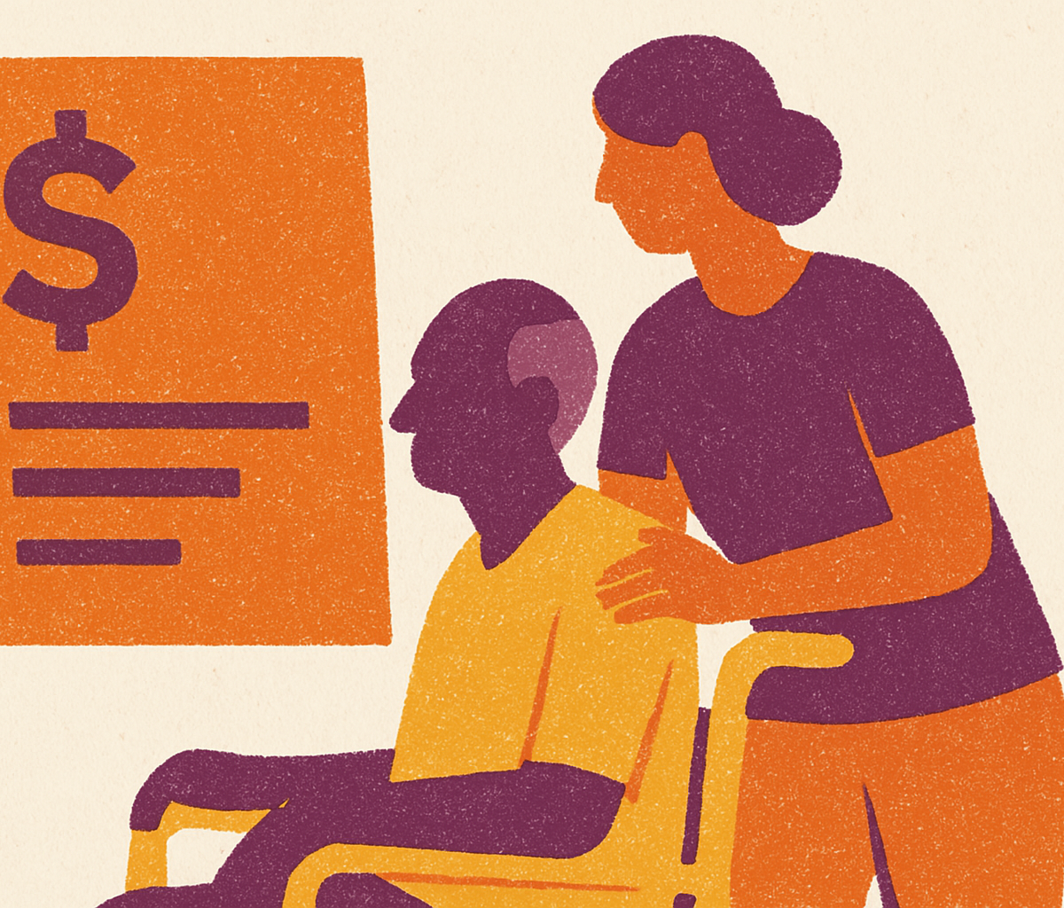 Cover illustration for “Tax Implications of Getting Paid as a Family Caregiver”