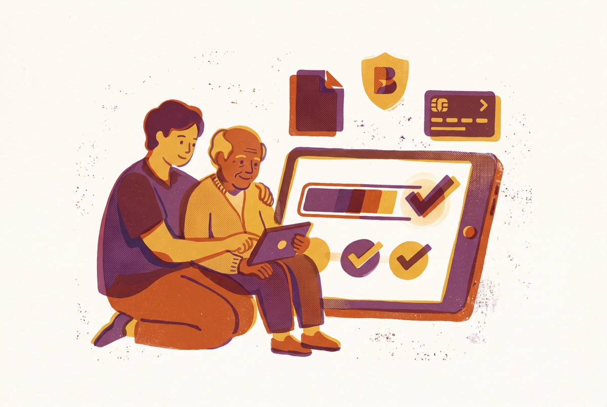 Cover illustration for “Caregiver-Focused Platforms That Simplify Government Benefit Enrollment”