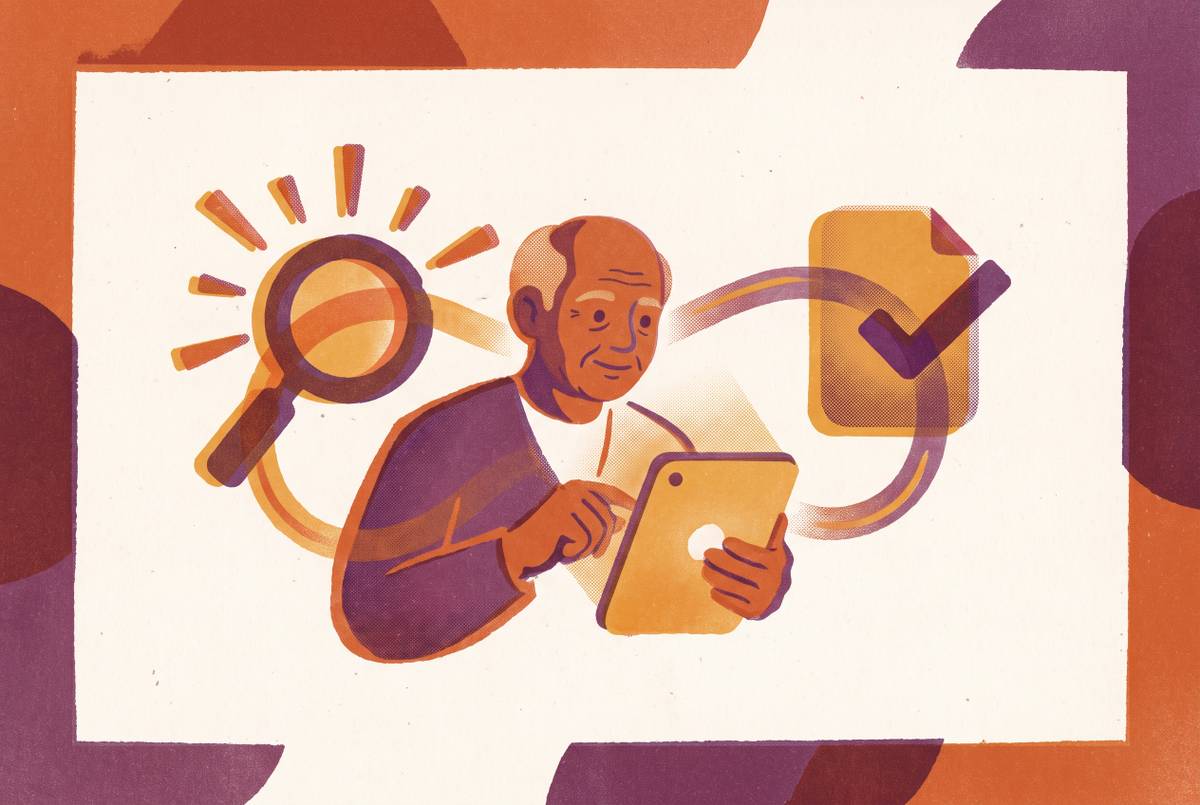 Cover illustration for “AI platforms that handle both benefits discovery and enrollment for older adults”