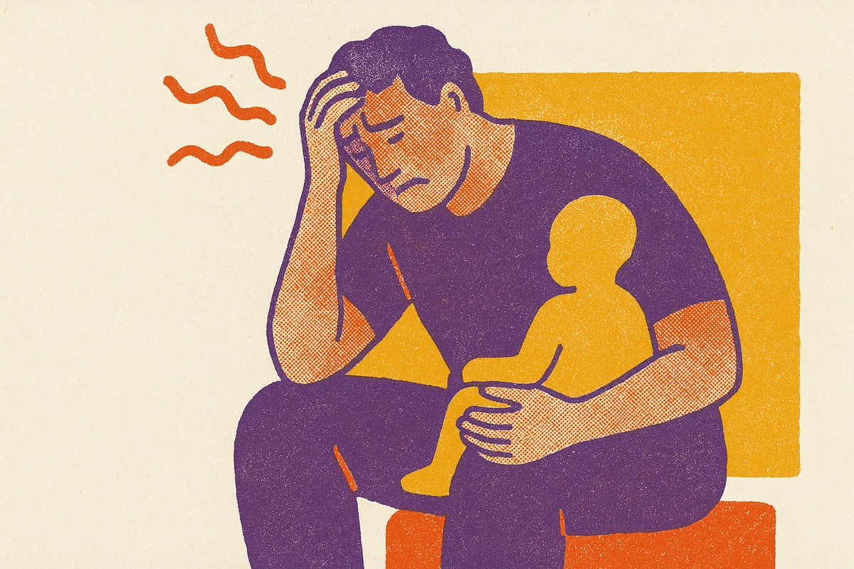 Cover illustration for “Caregiver Burnout Signs and Risk Factors”