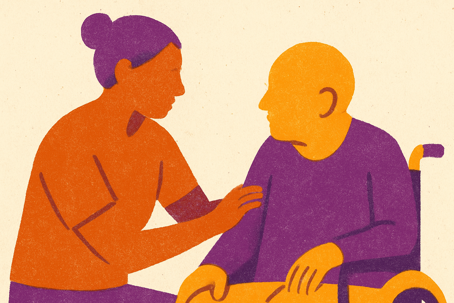 Cover illustration for “Medicaid Programs That Pay Family Caregivers”