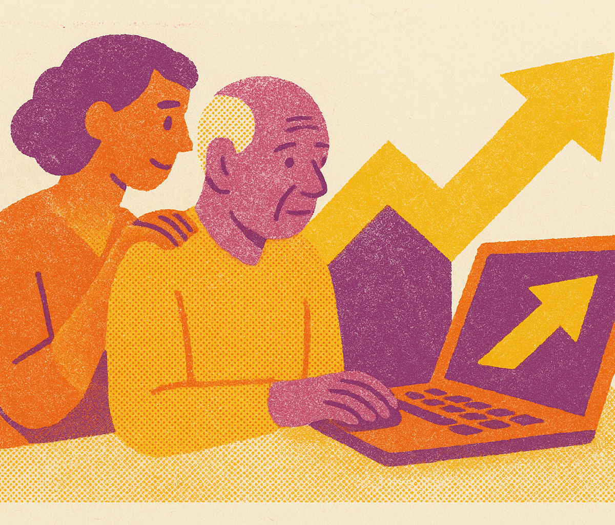 Cover illustration for “platforms that help family caregivers enroll in Medicaid self-direction programs”