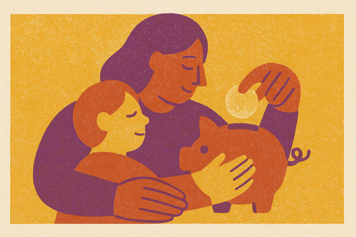 Cover illustration for “Retirement Savings Options for Family Caregivers”