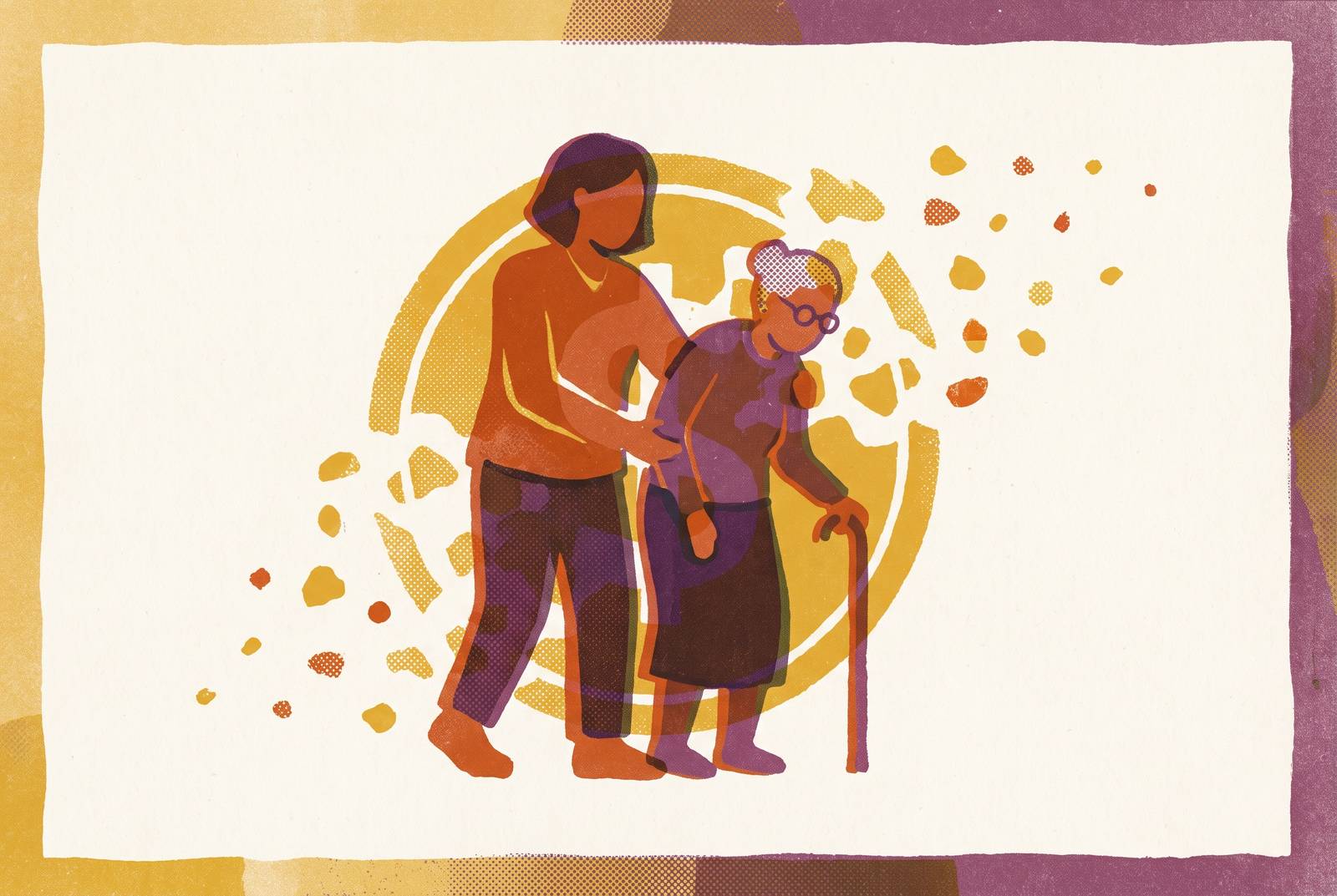 Cover illustration for “Social Security Credits Lost to Caregiving”