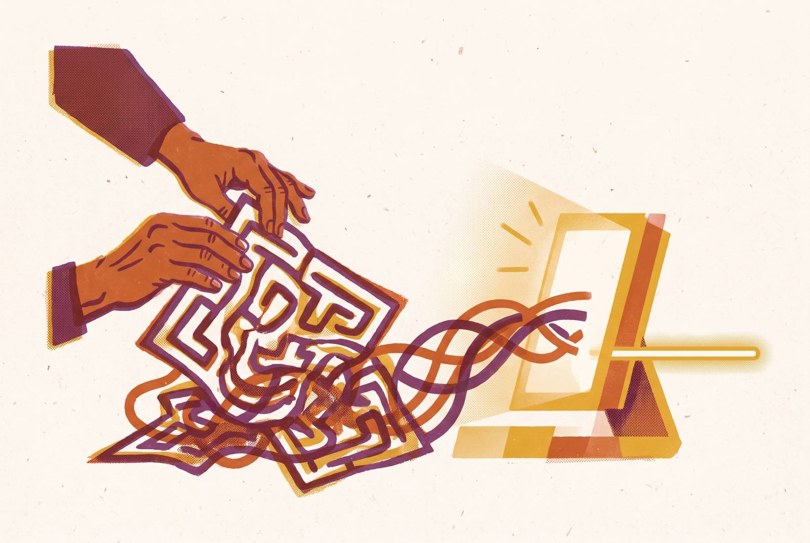 Cover illustration for “Handing Off the Medicaid Enrollment Maze to an AI Platform That Does It for You”