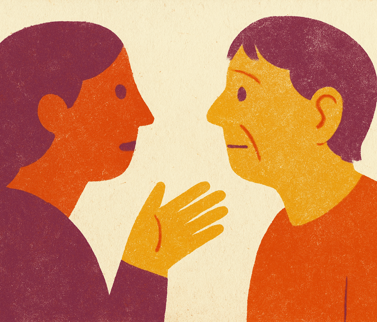 Cover illustration for “How to Start a Conversation About Care Needs”