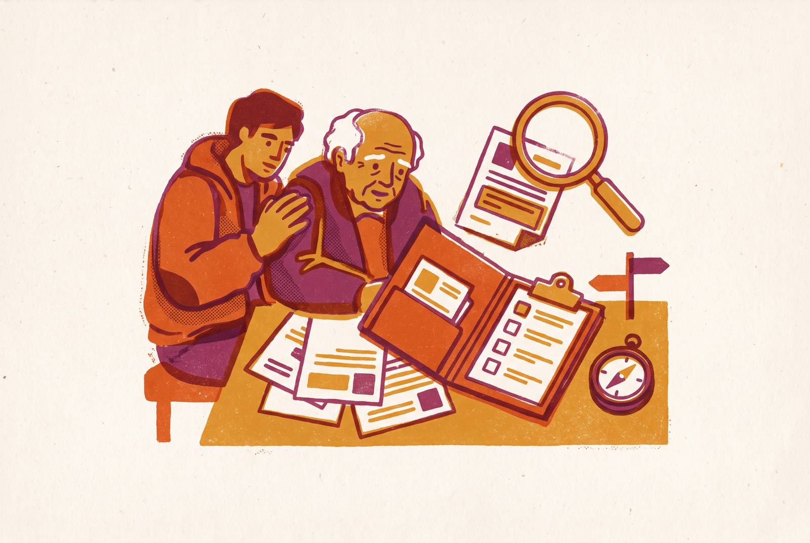 Cover illustration for “Free Tools for Helping Caregivers Navigate Medicaid and Medicare Enrollment”