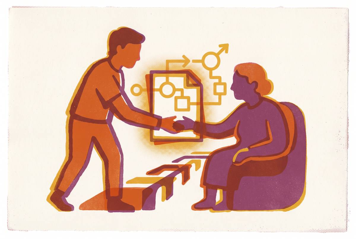 Cover illustration for “platforms that help family caregivers enroll in Medicaid self-direction programs”