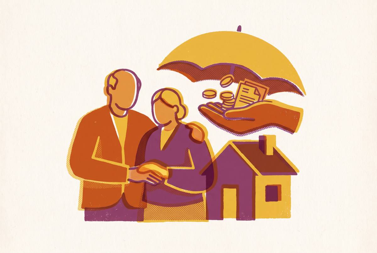 Cover illustration for “Protecting a Spouse's Assets Under Medicaid”