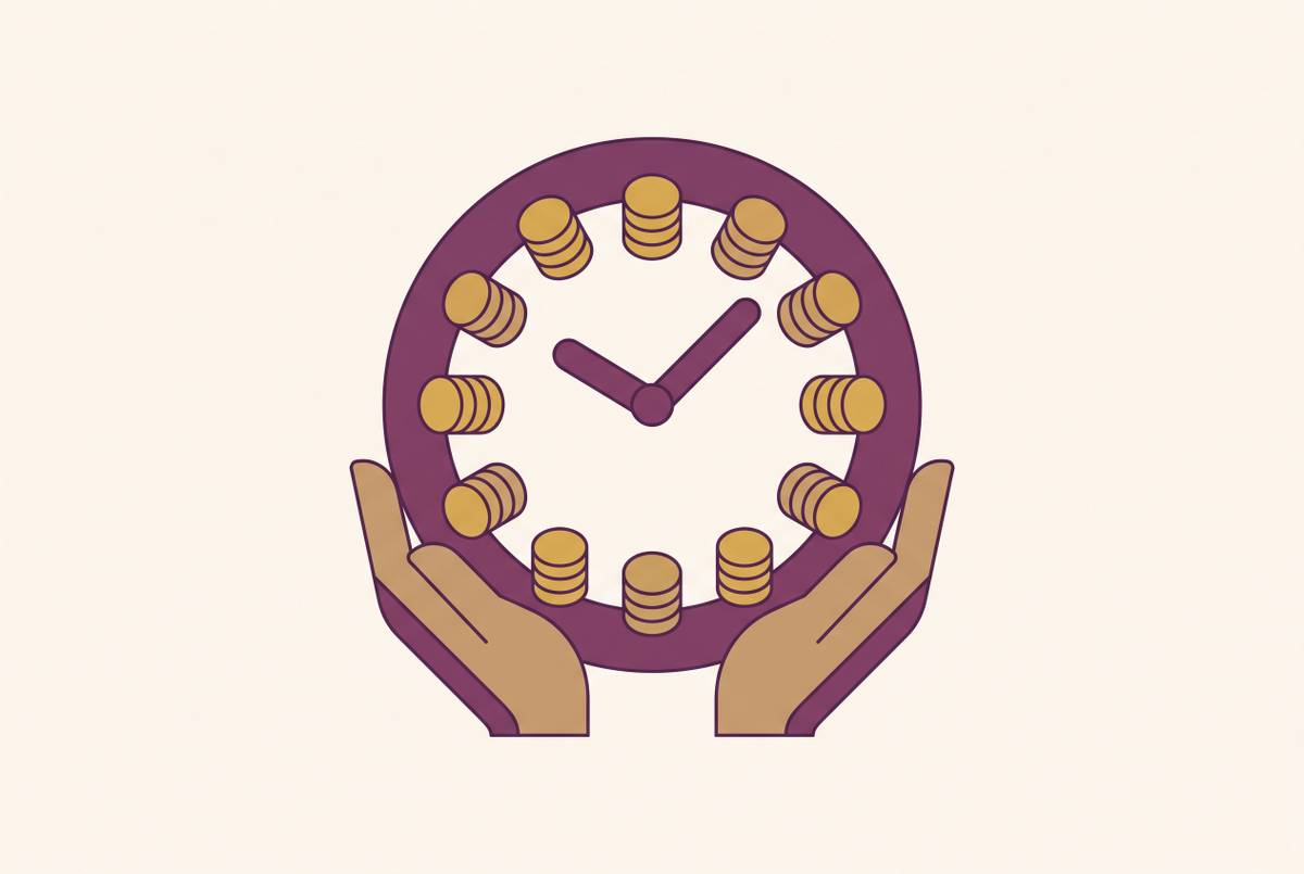 Cover illustration for “Average Hourly Pay Rates for Medicaid Family Caregivers”