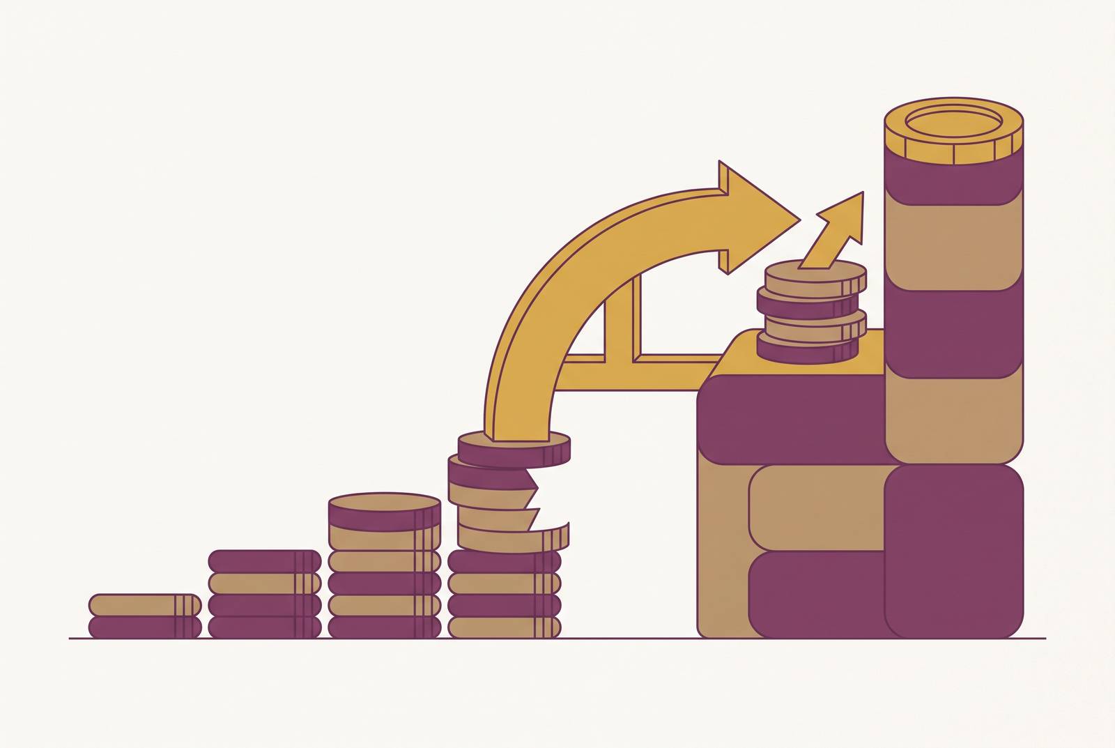 Cover illustration for “Catch-Up Retirement Contributions After a Caregiving Career Gap”
