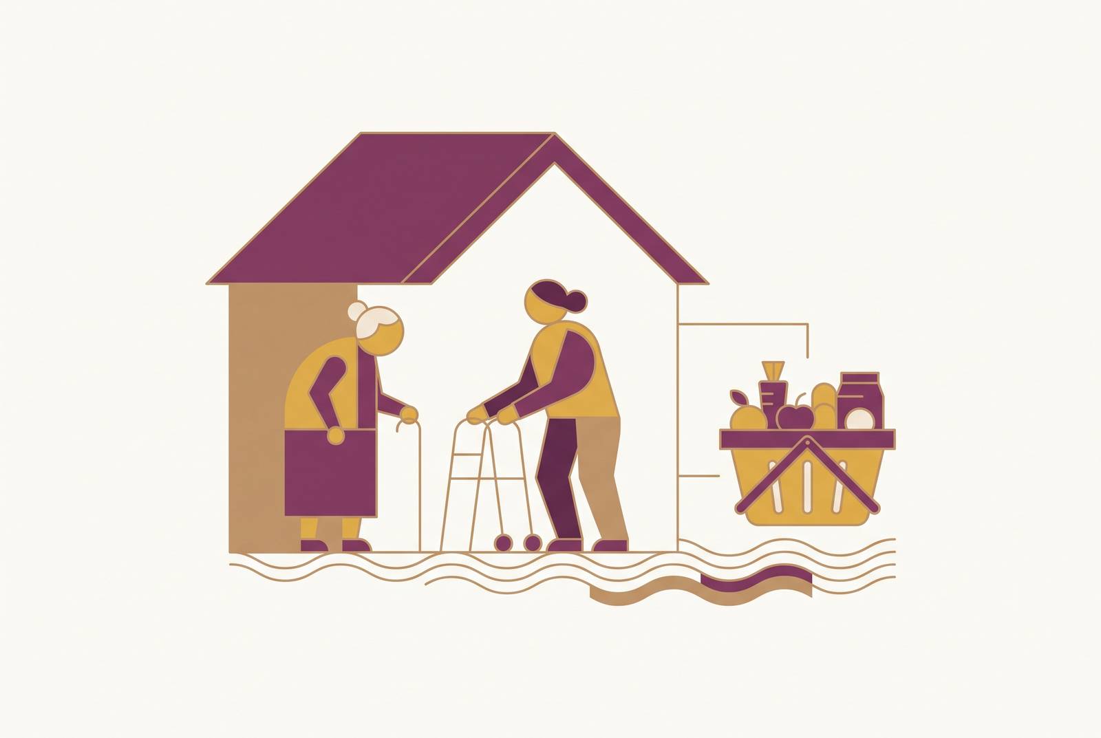 Cover illustration for “SNAP Eligibility Rules for Households With a Senior or Disabled Member”