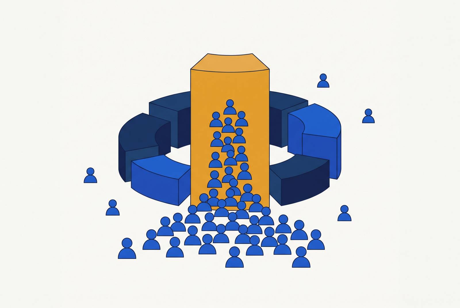 Cover illustration for “How to Build a LinkedIn Audience Inside One Niche Vertical”