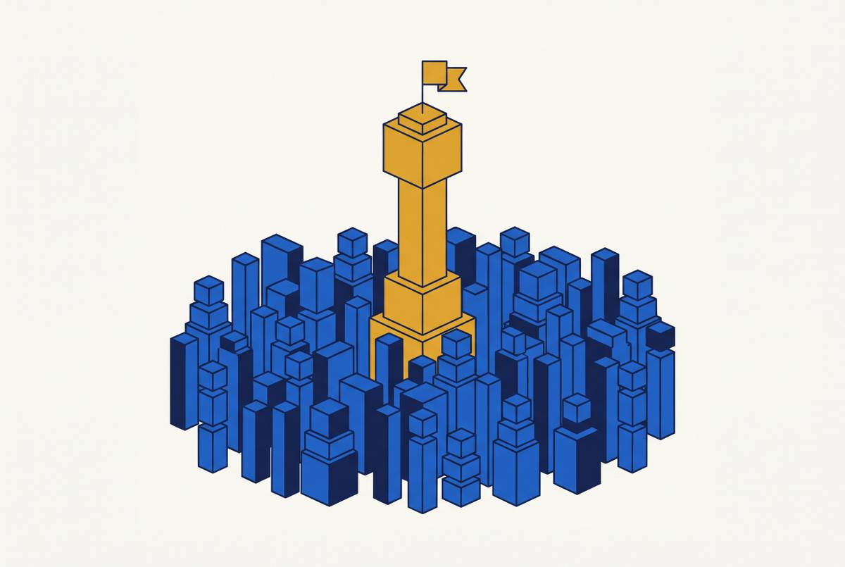 Cover illustration for “What Category Ownership Actually Looks Like in a Crowded SaaS Vertical”