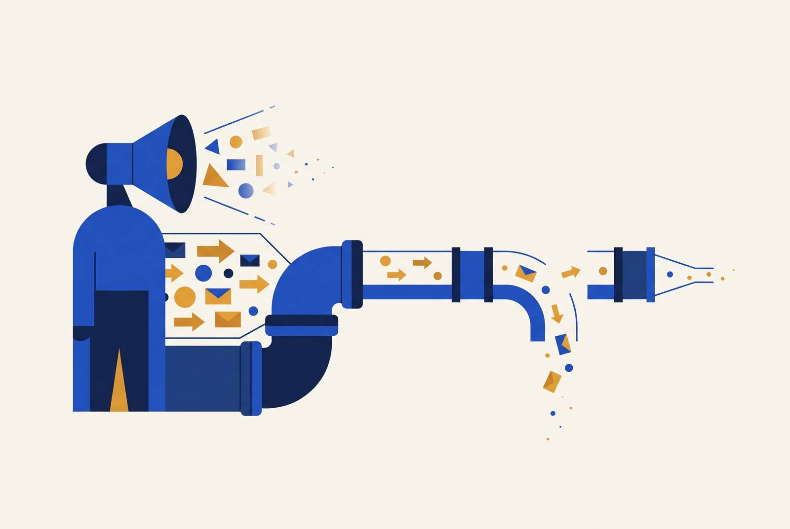 Cover illustration for “What Happens to Pipeline When a Founder Stops Posting”