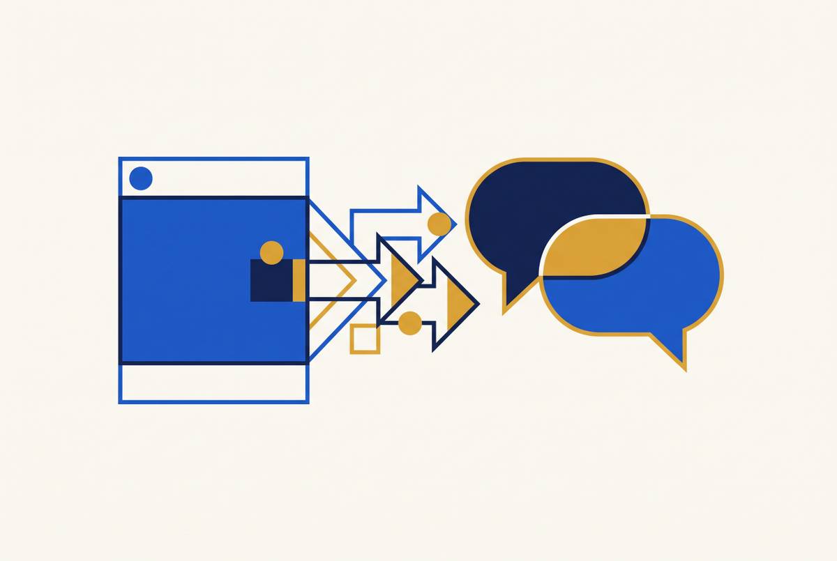 Cover illustration for “How to Turn a LinkedIn Post Into a Sales Conversation Without a CTA”