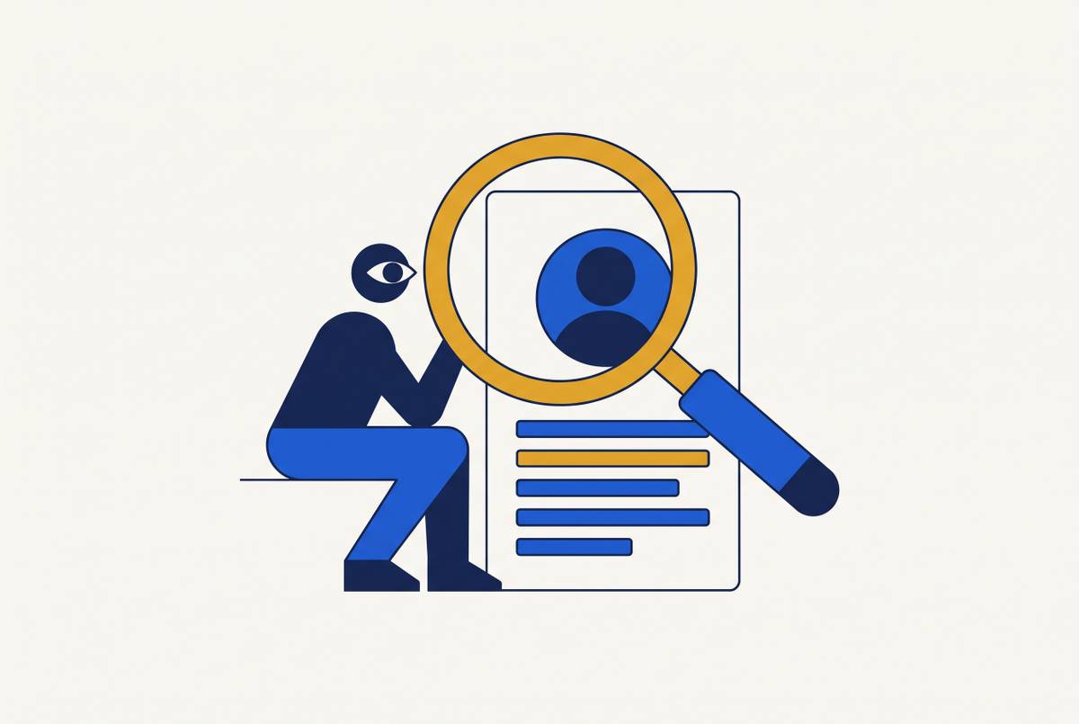Cover illustration for “How B2B SaaS Investors Read a Founder's LinkedIn Before the First Call”