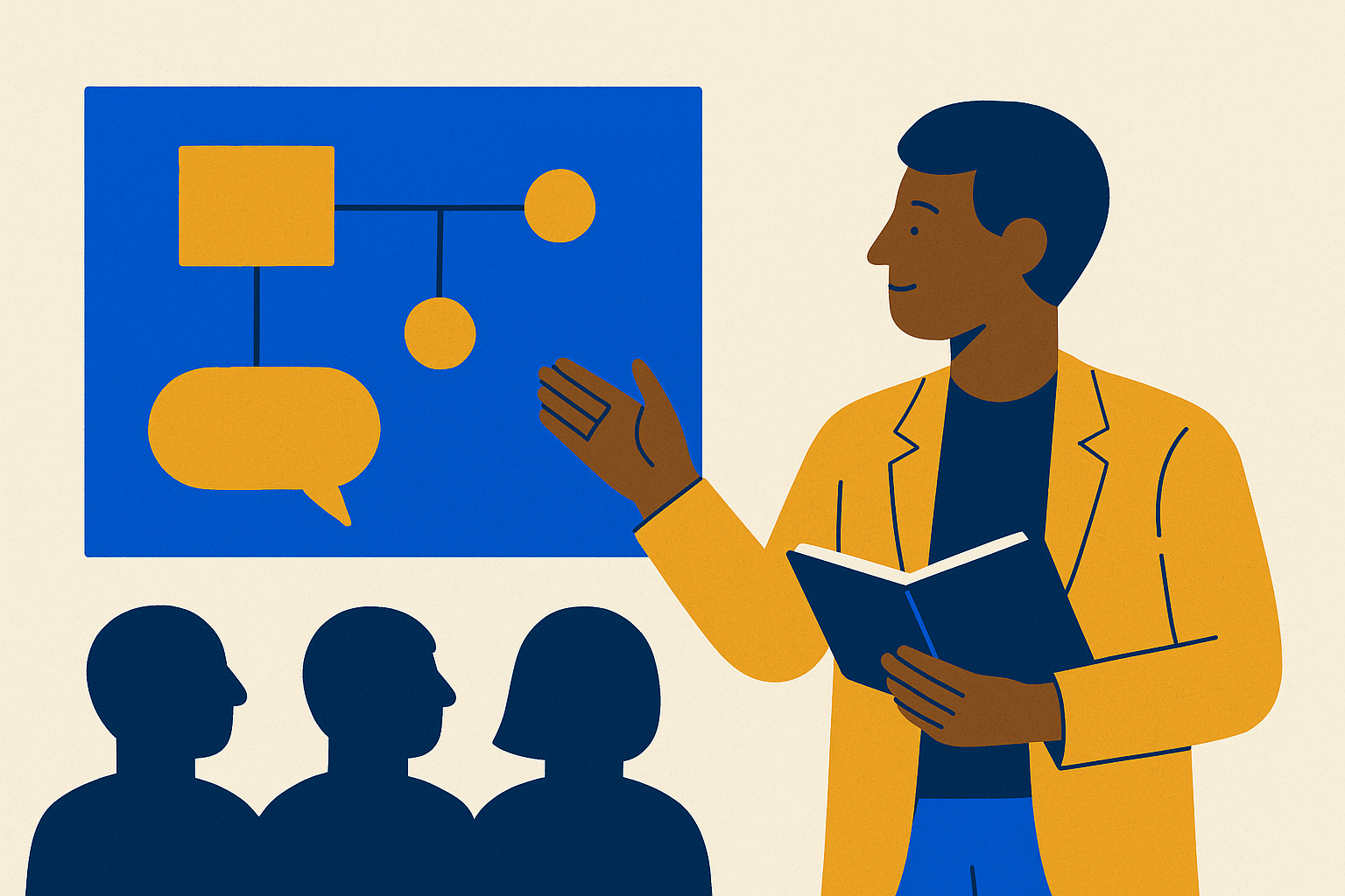 Cover illustration for “Founder Storytelling Frameworks for B2B Audiences”
