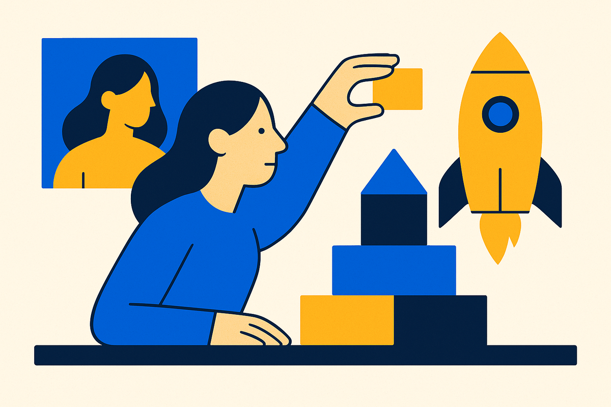 Cover illustration for “Personal Brand Building Before Product Launch”
