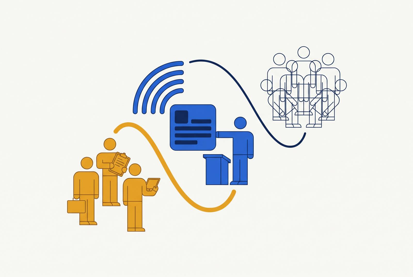 Cover illustration for “How to Tell If Your LinkedIn Content Is Reaching Buyers or Just Peers”