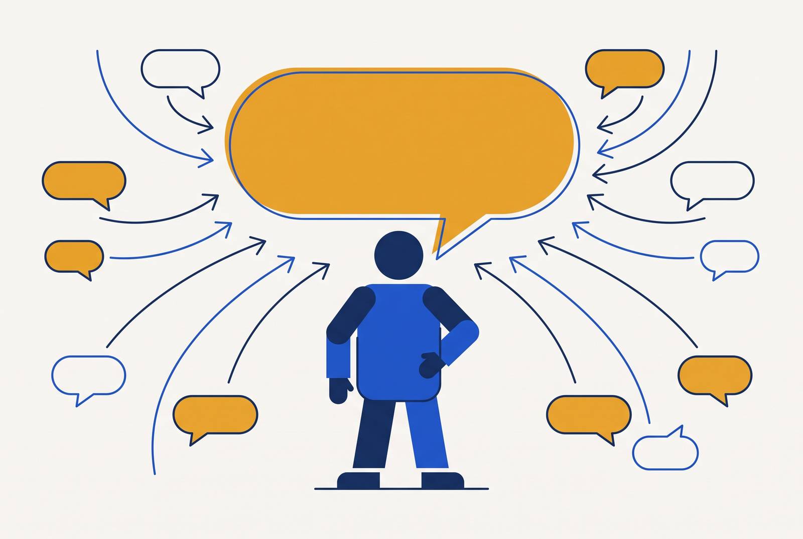 Cover illustration for “Why Founders Who Post Opinions Get More Inbound Than Founders Who Post Tips”