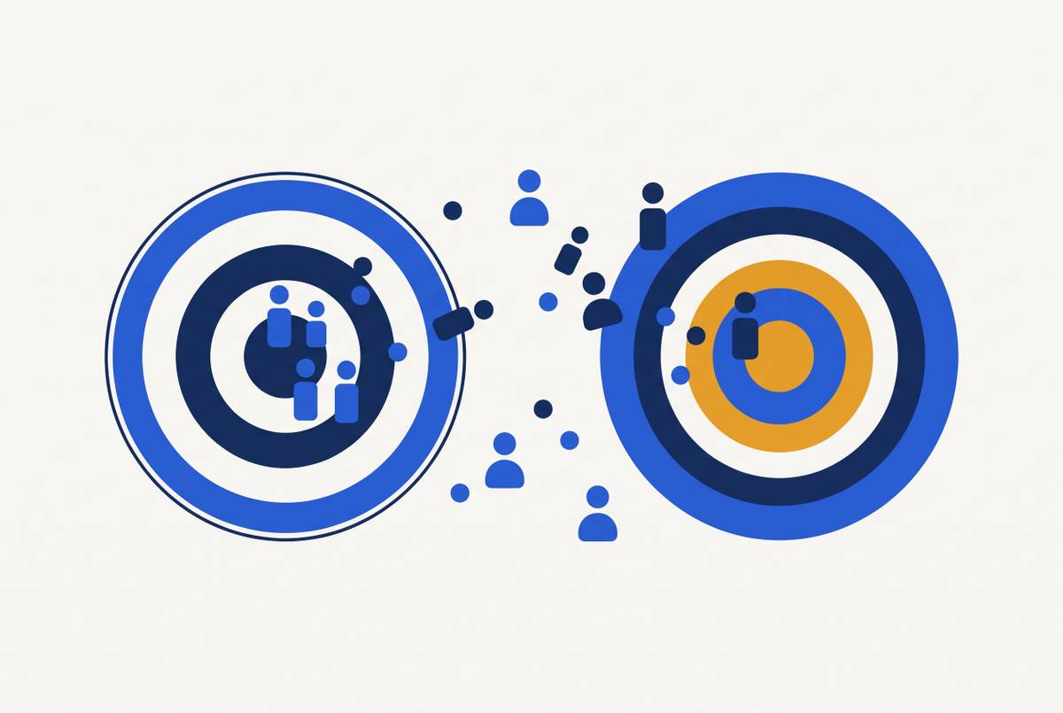 Cover illustration for “Why Your ICP Is Not the Same as Your LinkedIn Target Audience”