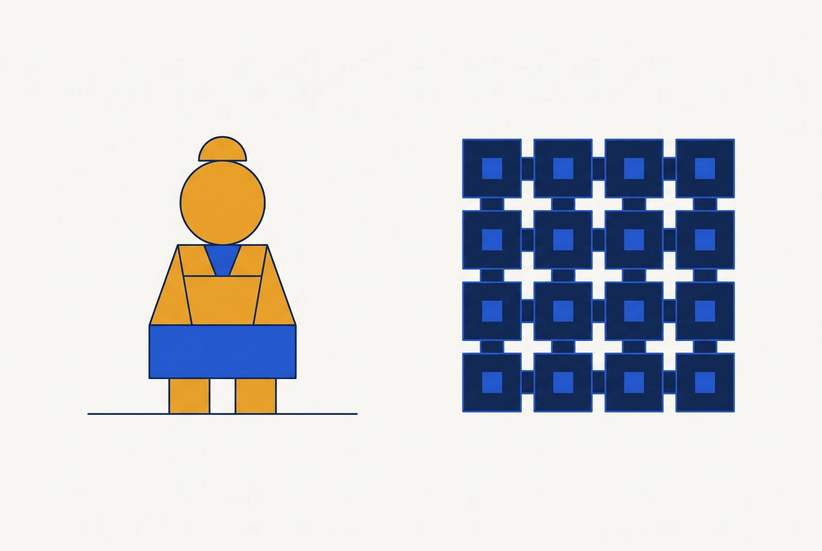 Cover illustration for “What Founder-Led Positioning Looks Like vs Corporate Positioning”